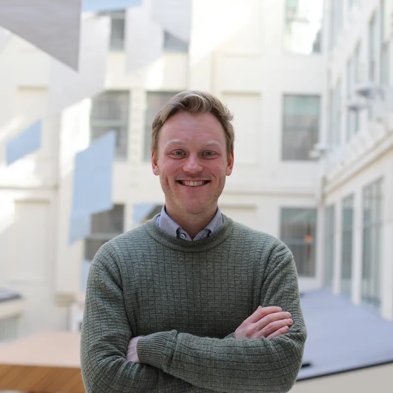 Portrett av Martin Smedsrud Kristensen, klimarådgiver i Oslo